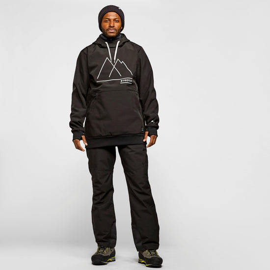 Men’s Melton Softshell Anorak Ski Jacket