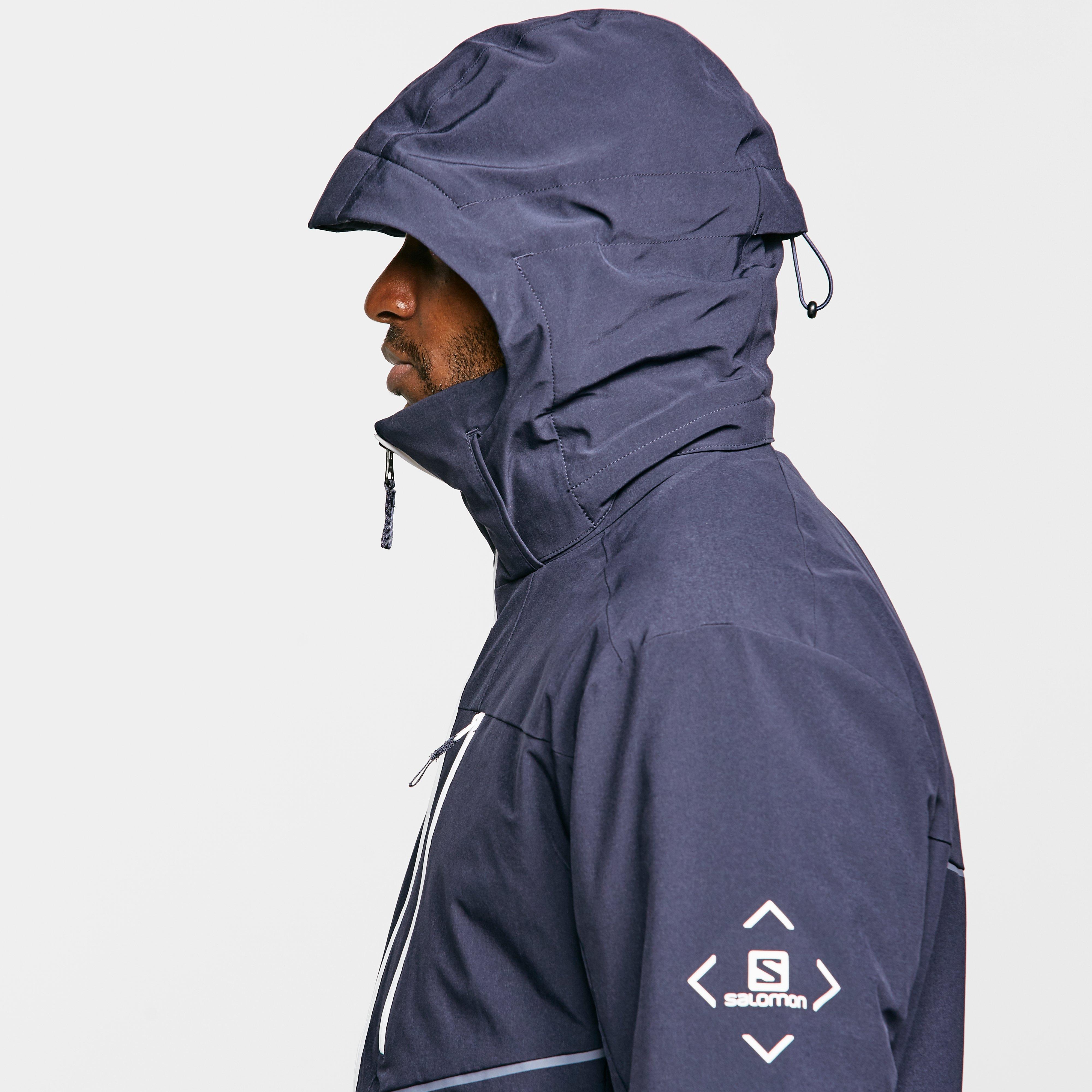 Navy Salomon Men's Blast Ski Jacket – Blacks