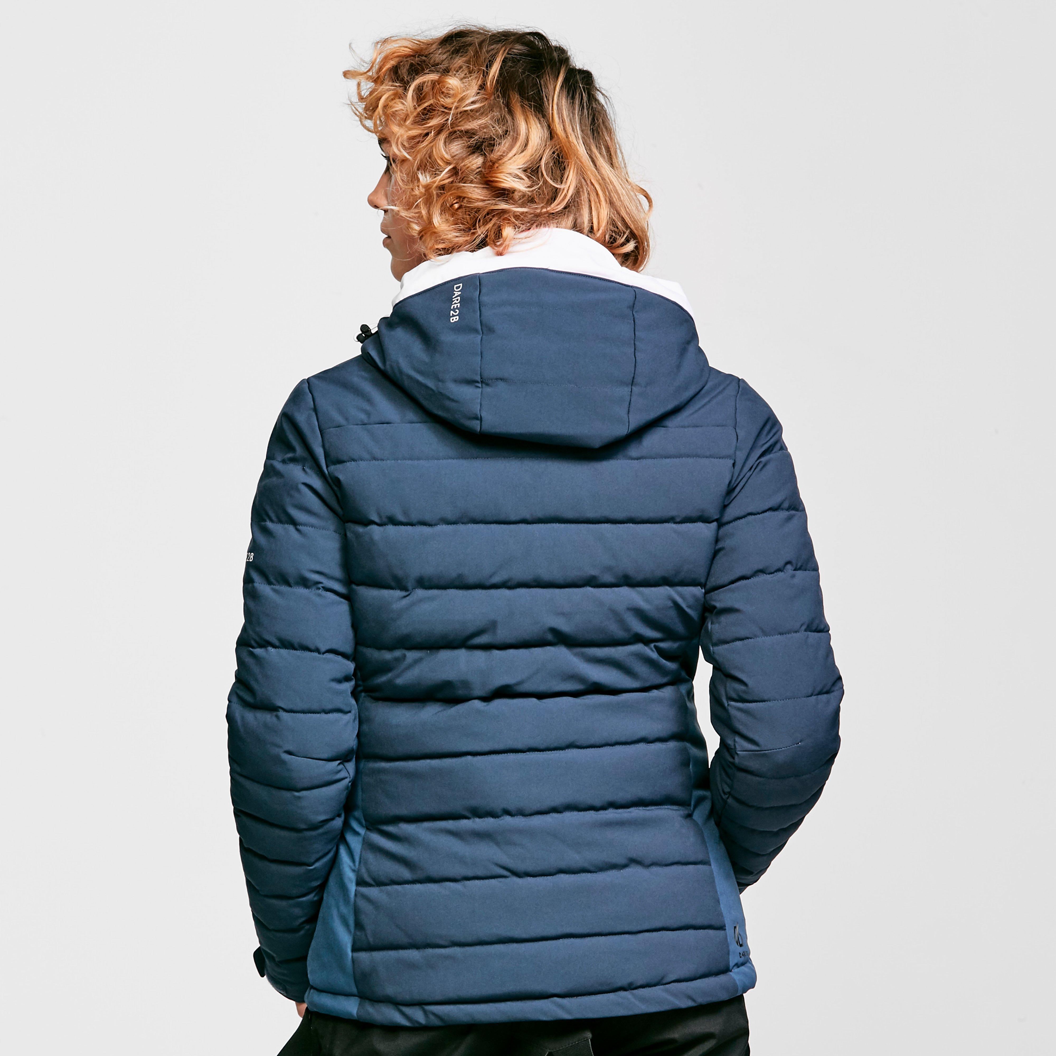 Women's Succeed Waterproof Insulated Quilted Hooded Ski Jacket