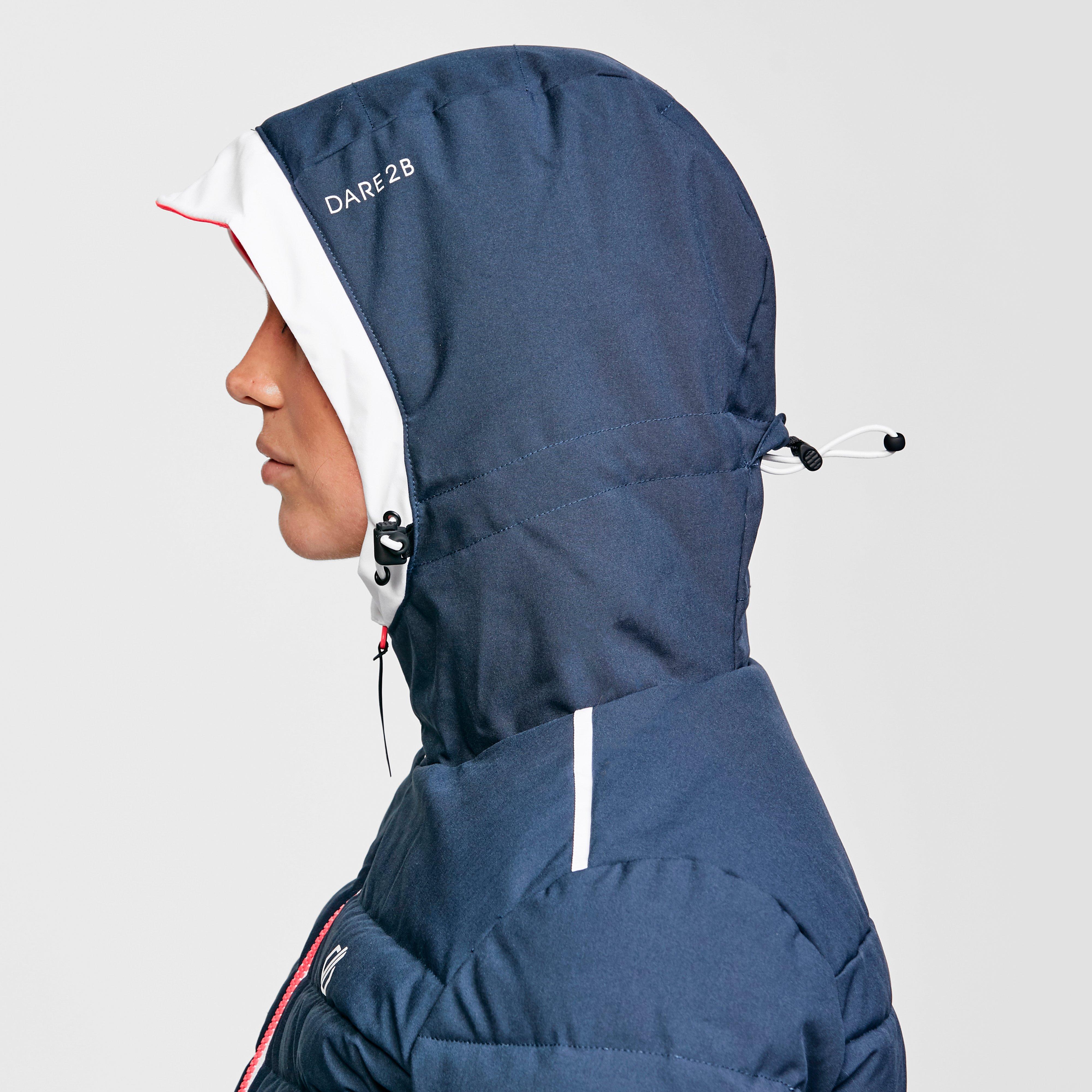 Women's Succeed Waterproof Insulated Quilted Hooded Ski Jacket