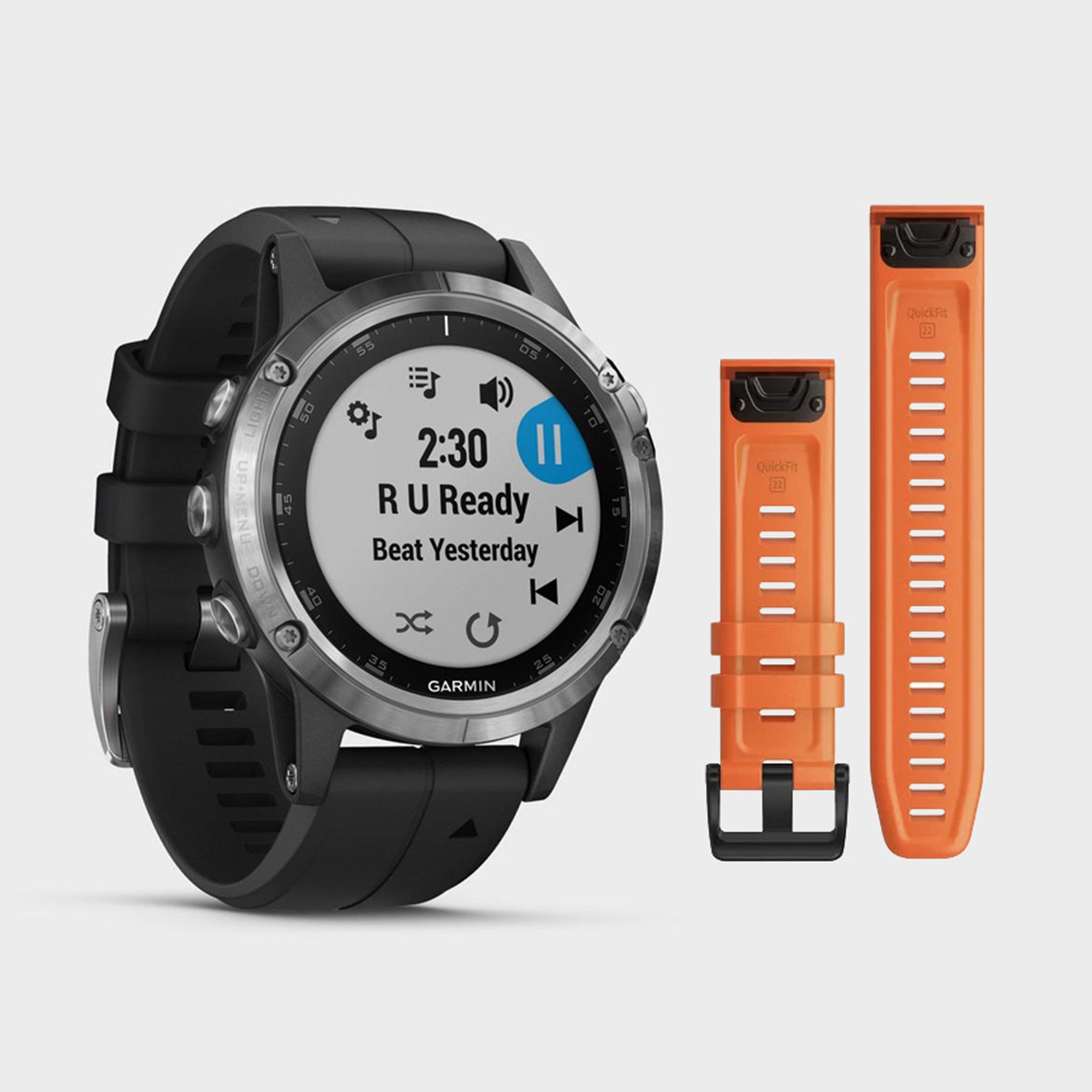 fenix® 5 Plus Multi-Sport GPS Watch + extra QuickFit band