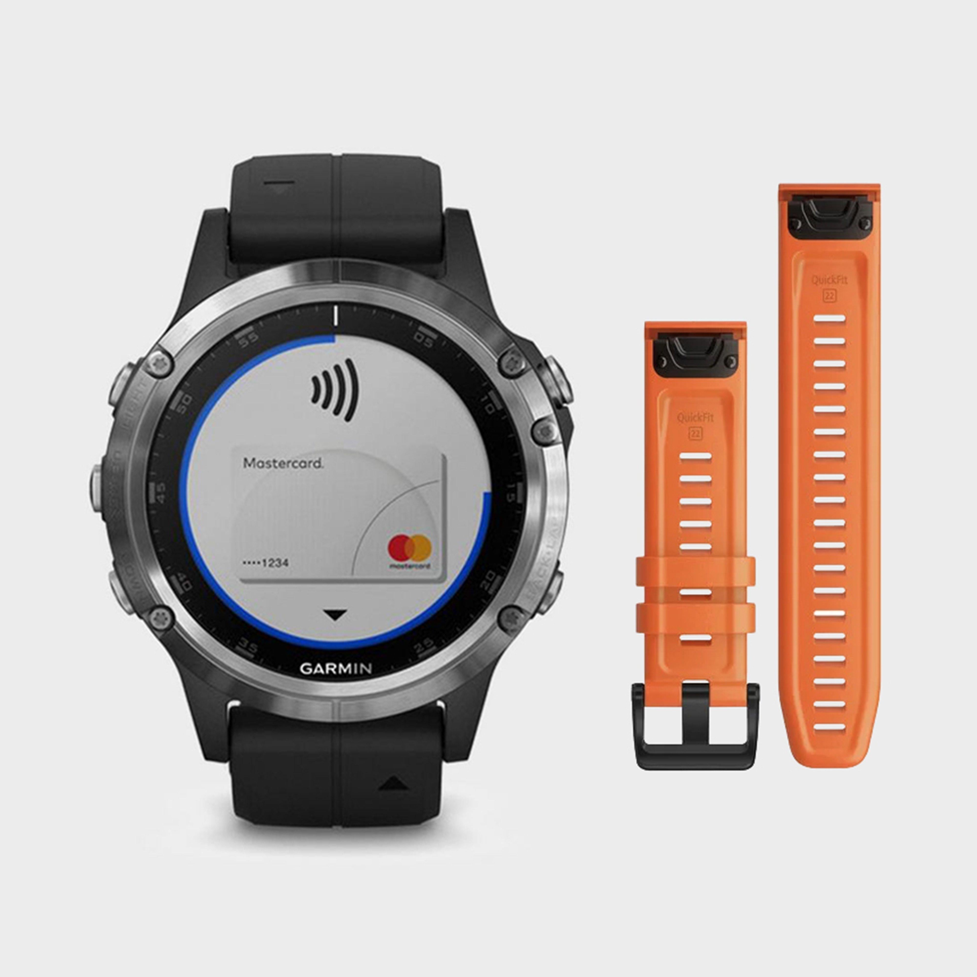 fenix® 5 Plus Multi-Sport GPS Watch + extra QuickFit band
