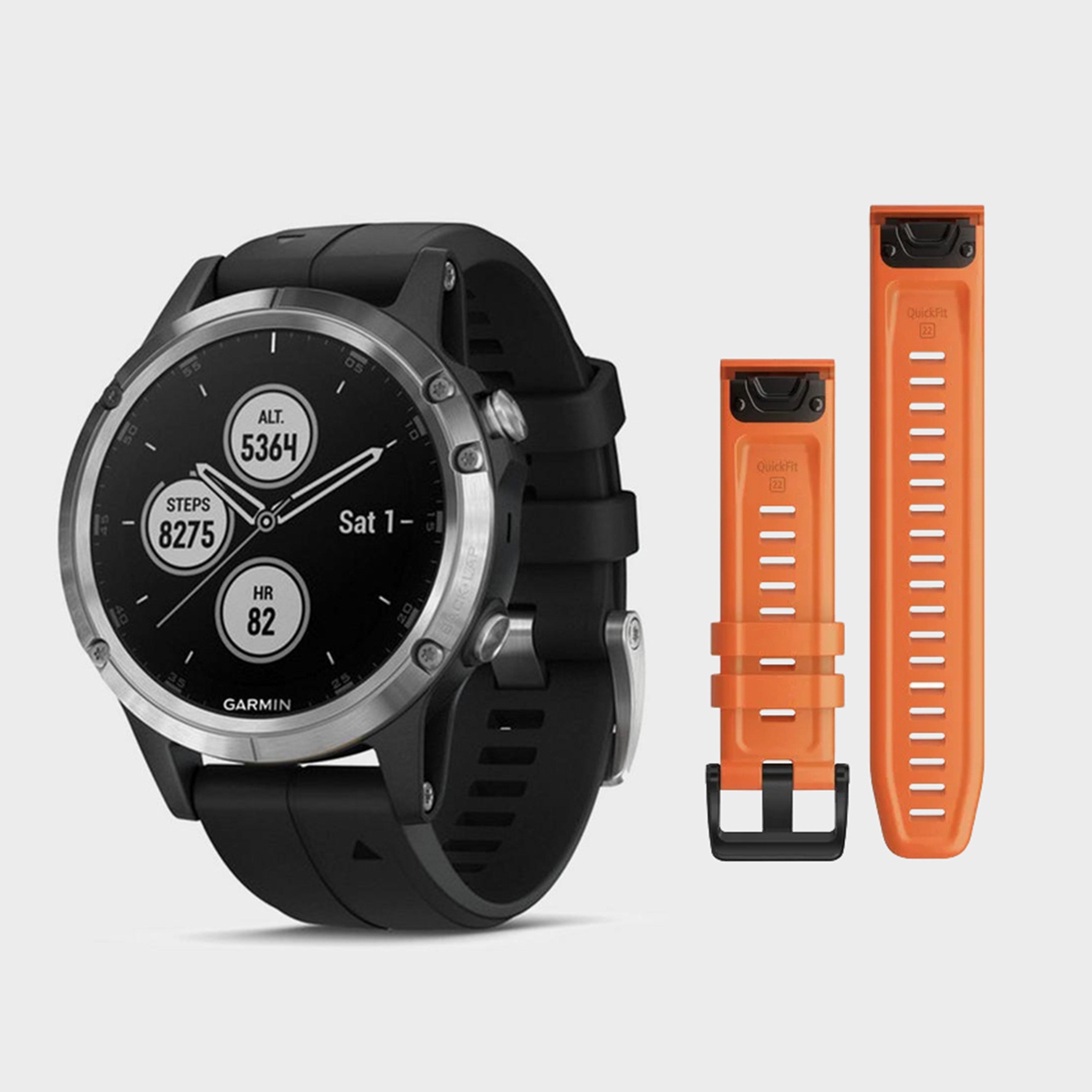 fenix® 5 Plus Multi-Sport GPS Watch + extra QuickFit band