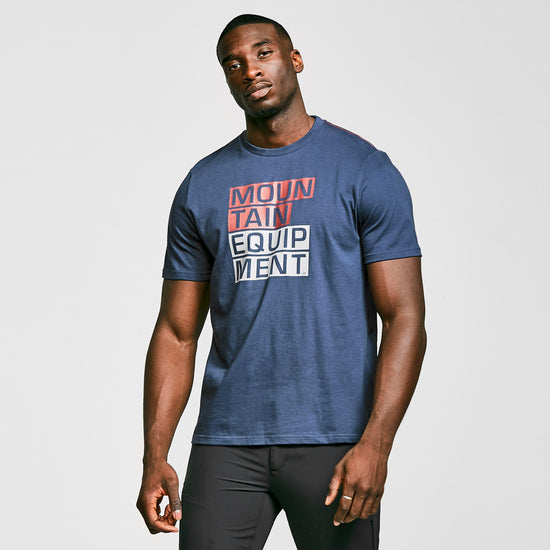 Men's Mountain Block Letter T-shirt