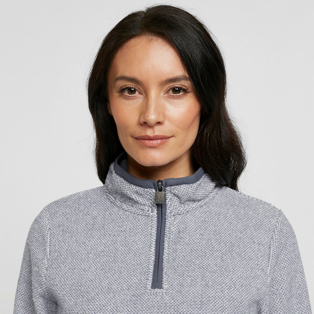 Women's Georgina Quarter-zip Textured Fleece