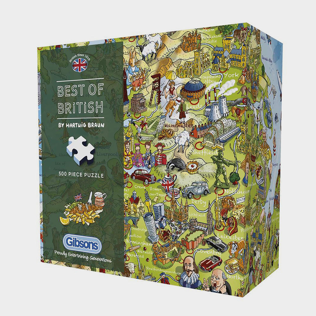 Best of British 500 Piece Jigsaw Puzzle