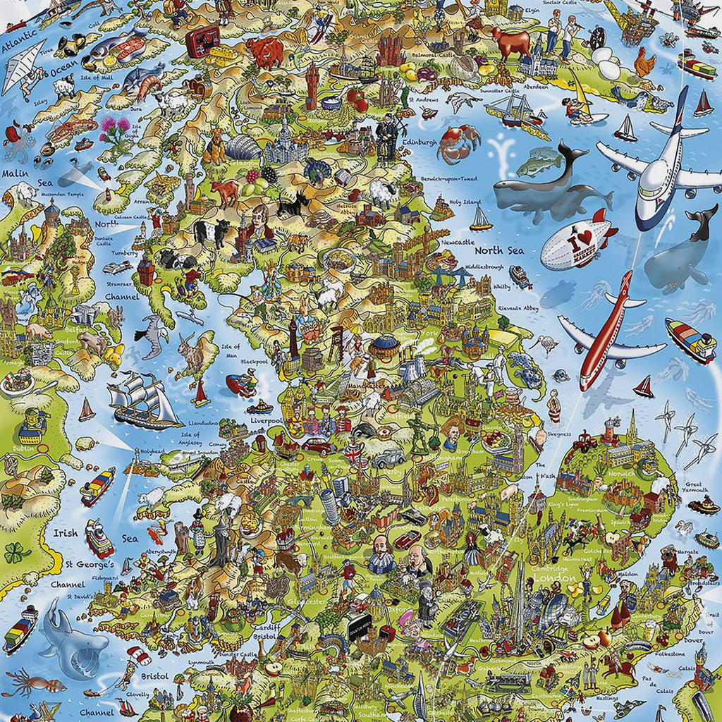 Best of British 500 Piece Jigsaw Puzzle