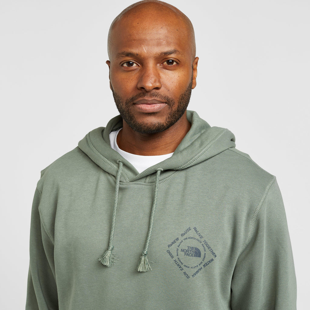 Mens Himalayan Bottle Hoodie Green