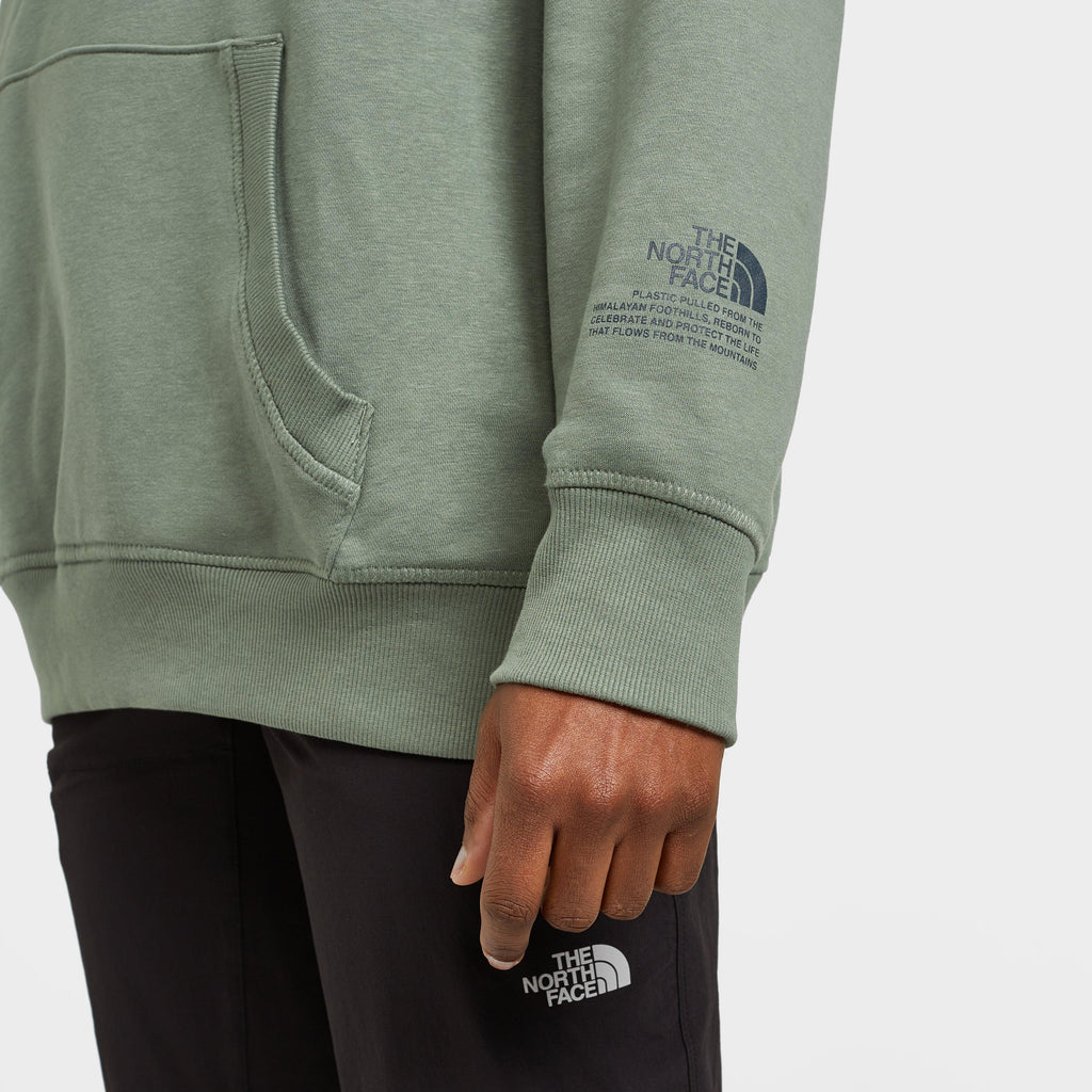 Mens Himalayan Bottle Hoodie Green