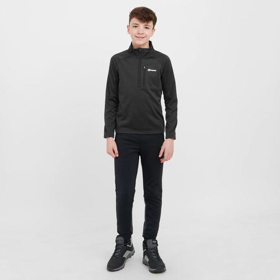 Kids’ Half-Zip Grid Fleece