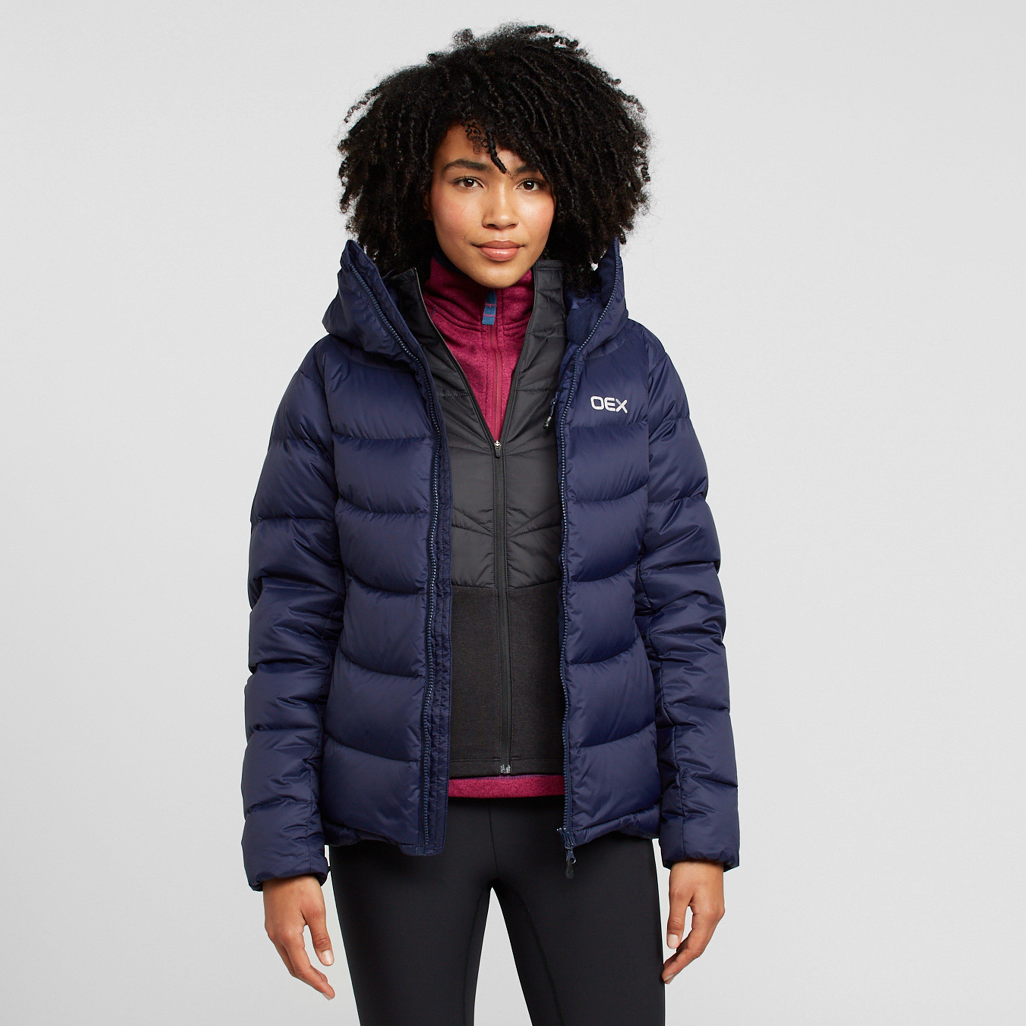 Navy OEX Women's Resilience Down Jacket – Blacks