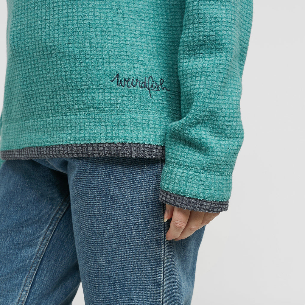 Women's Lynda Grid Half Zip Grid Fleece