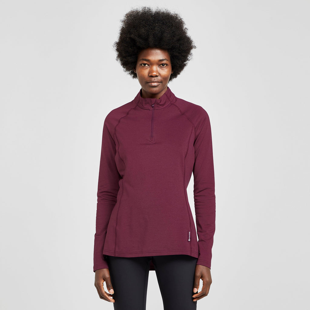 Womens Dart Thermal Zip Neck