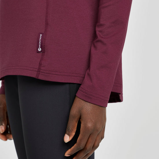 Womens Dart Thermal Zip Neck