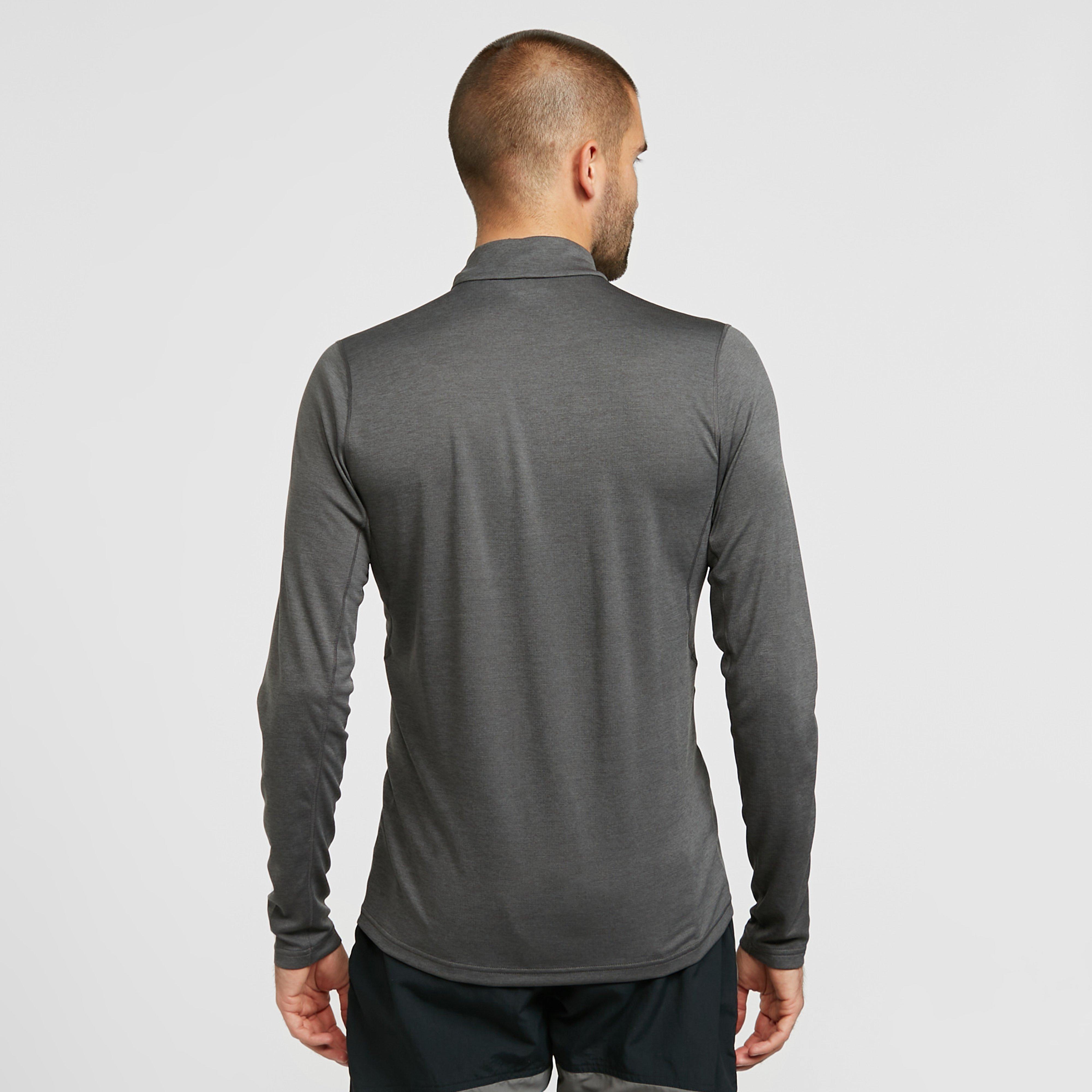 Men’s Dart Zip Neck Long Sleeve T-Shirt