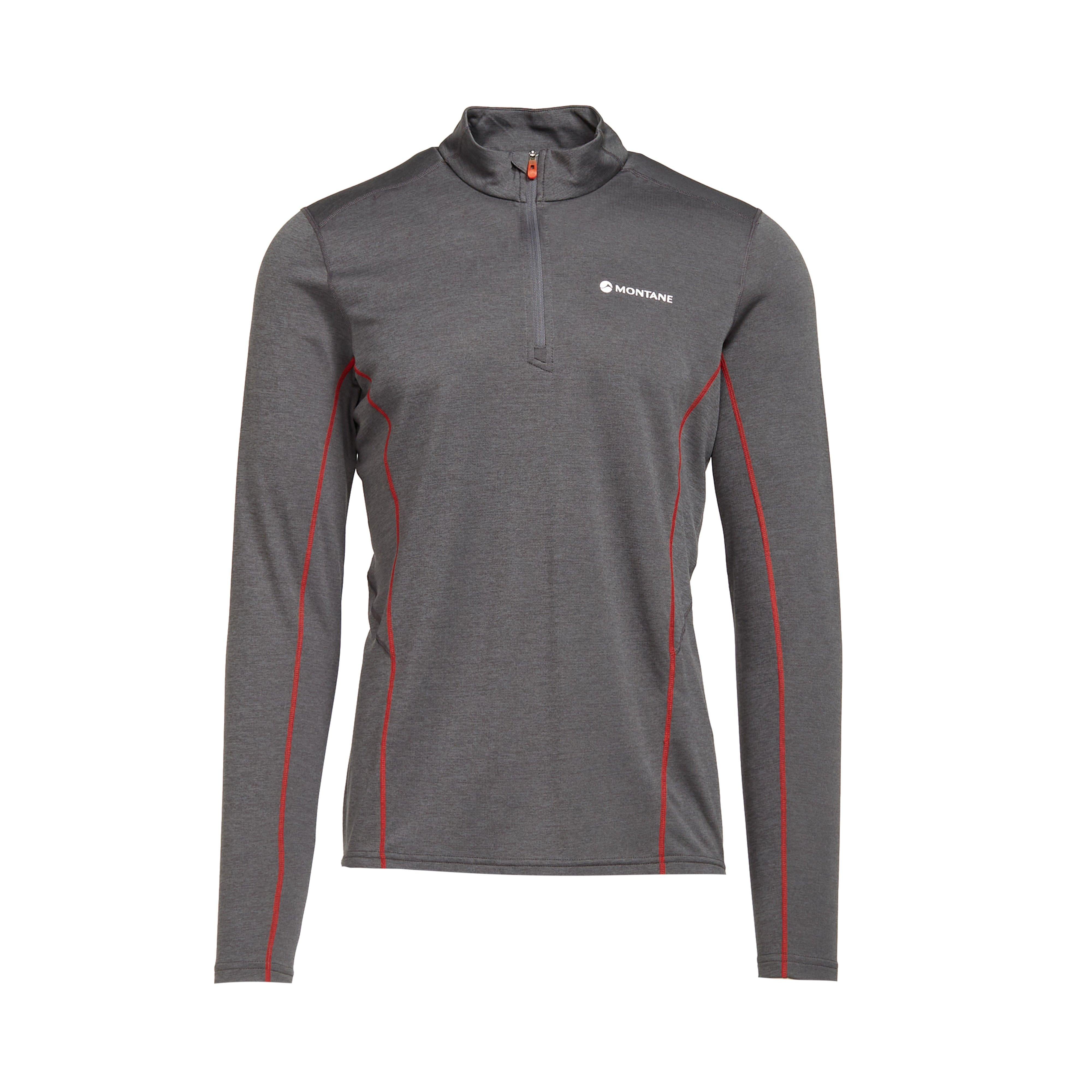 Men’s Dart Zip Neck Long Sleeve T-Shirt