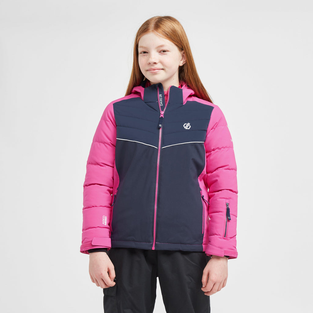 Kids' Cheerful Recycled Waterproof Insulated Ski Jacket