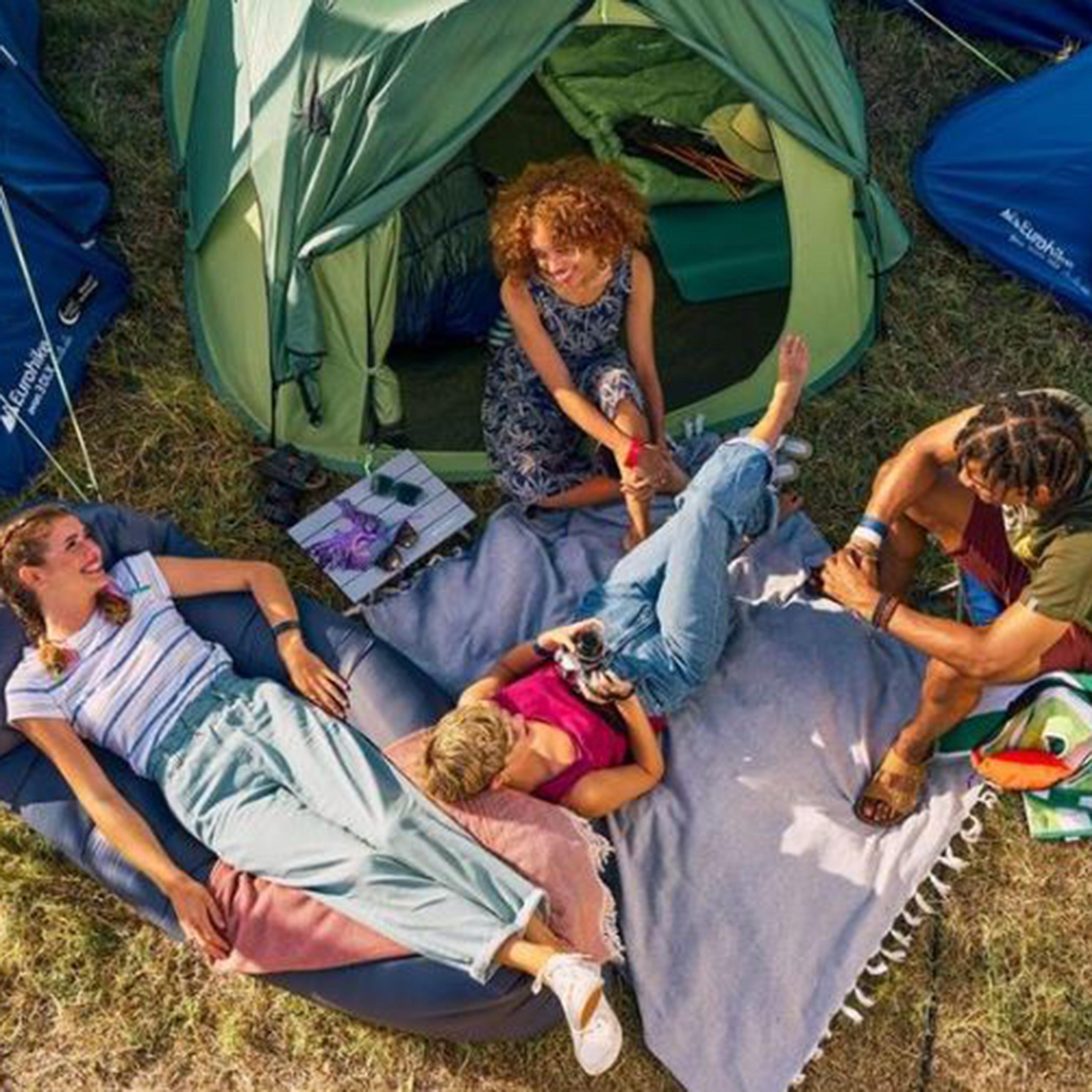Green Eurohike Pop 400 DS Tent – Blacks