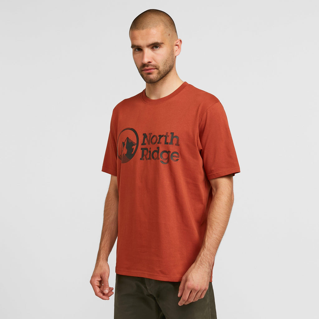 Men’s Mesh Text Logo T-Shirt