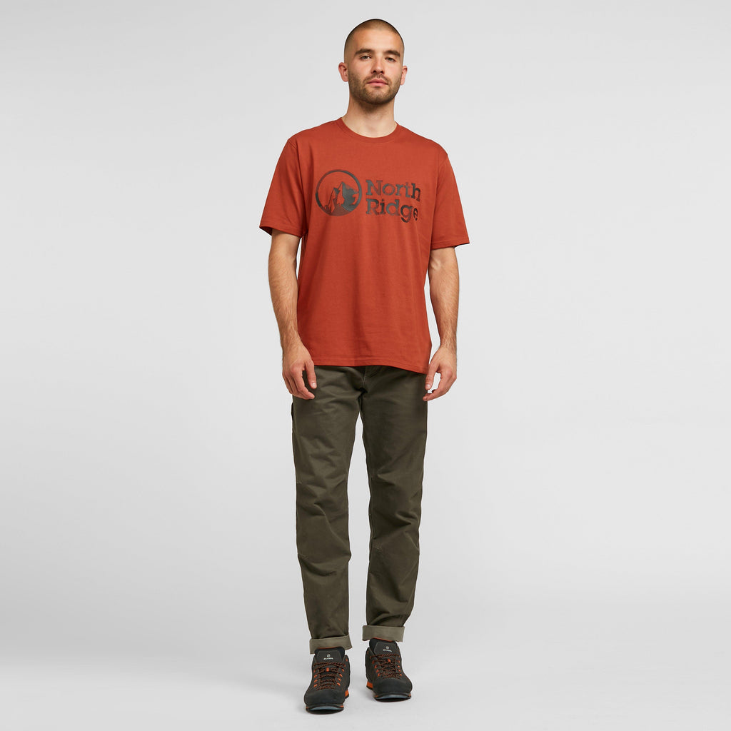 Men’s Mesh Text Logo T-Shirt