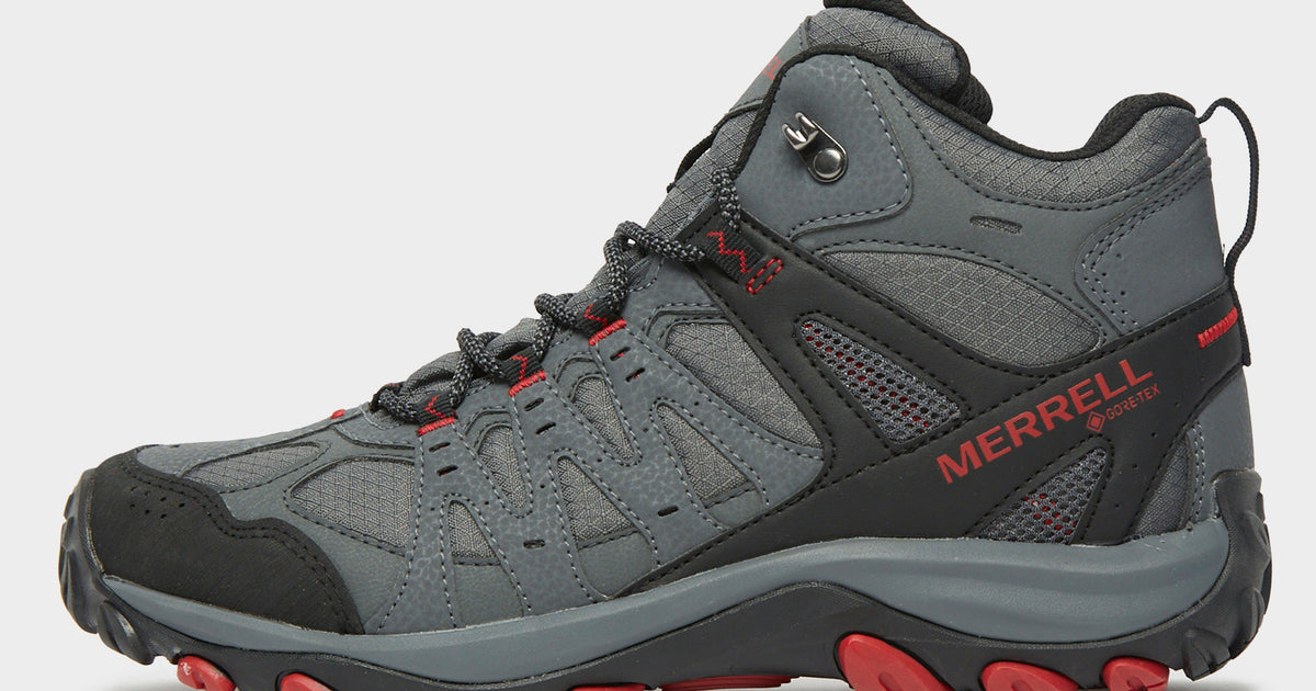 Grey Merrell Men's Accentor 3 GORE-TEX® Mid Boots – Blacks
