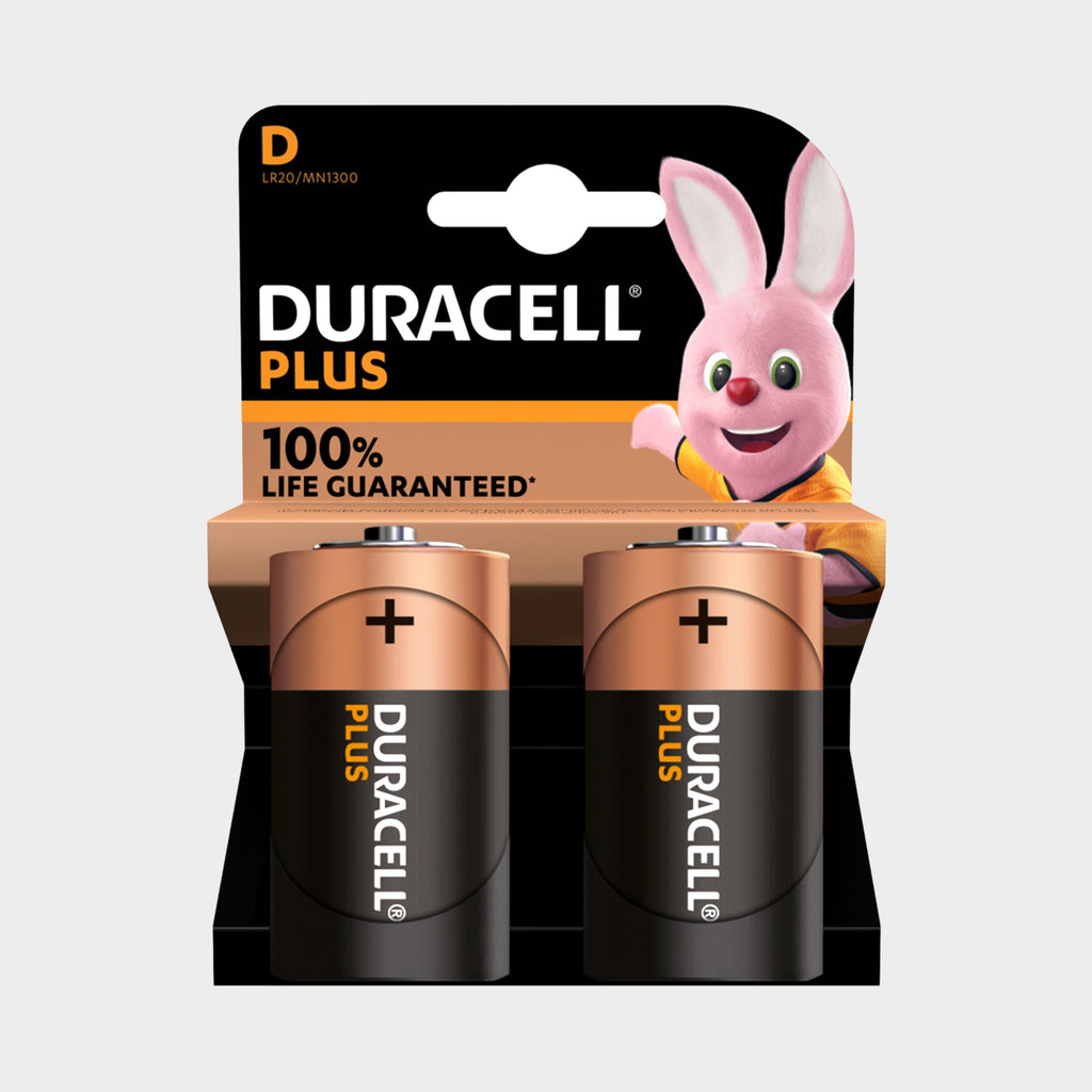D Plus 100 Batteries (2 pack)