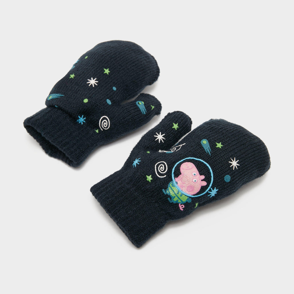 Kids' Peppa Pig Hat, Scarf and Mitt Se