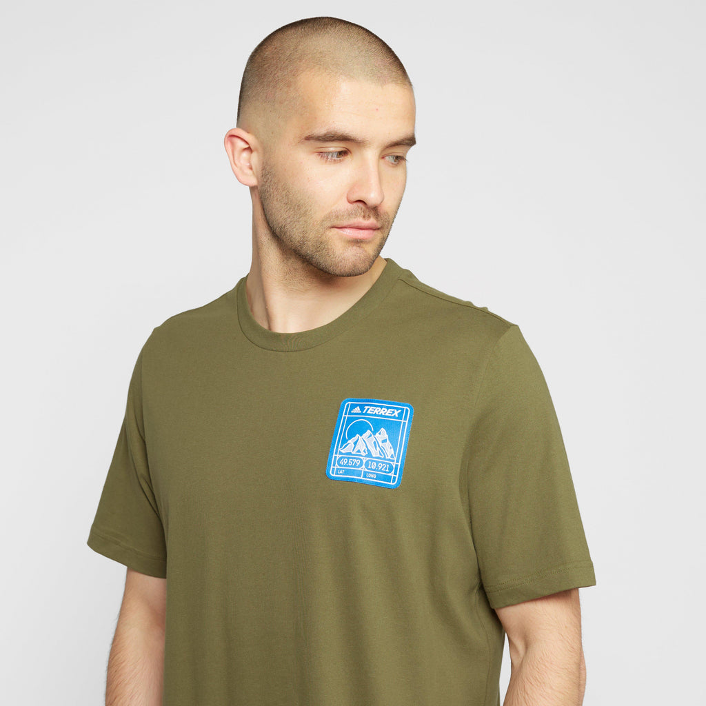 Men’s Patch Mountain Graphic T-Shirt