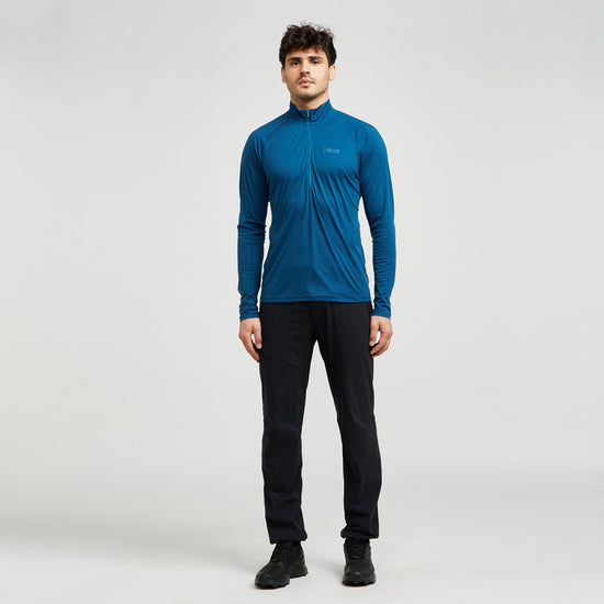 Men's Pulse LS Zip Baselayer Top