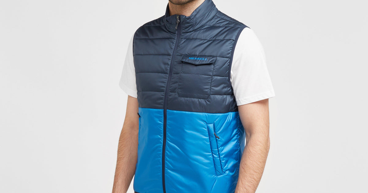 Navy Merrell Men's Terrain Insulated Vest – Blacks