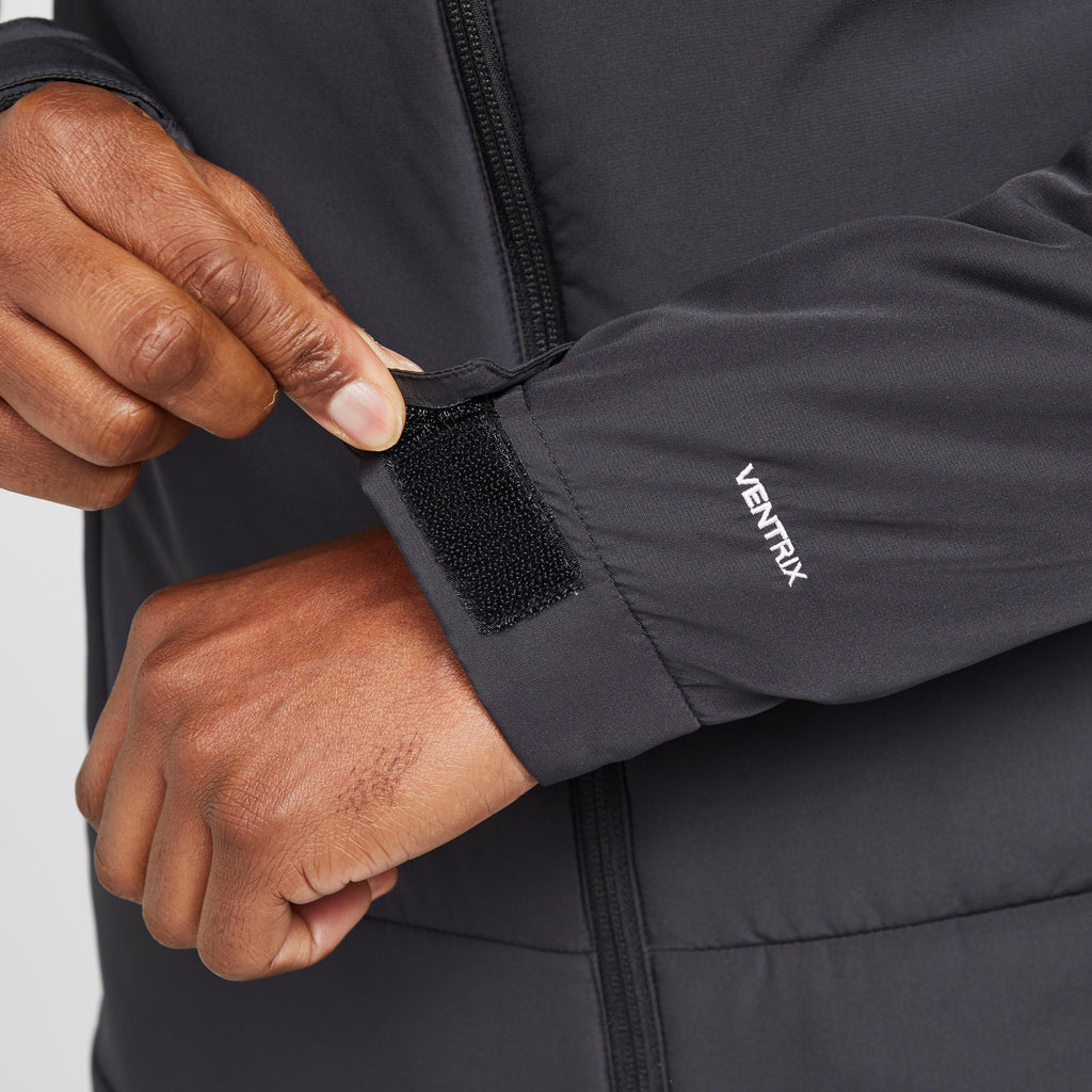 Men’s Athletic Outdoor Circular Insulated Hybrid Jacket