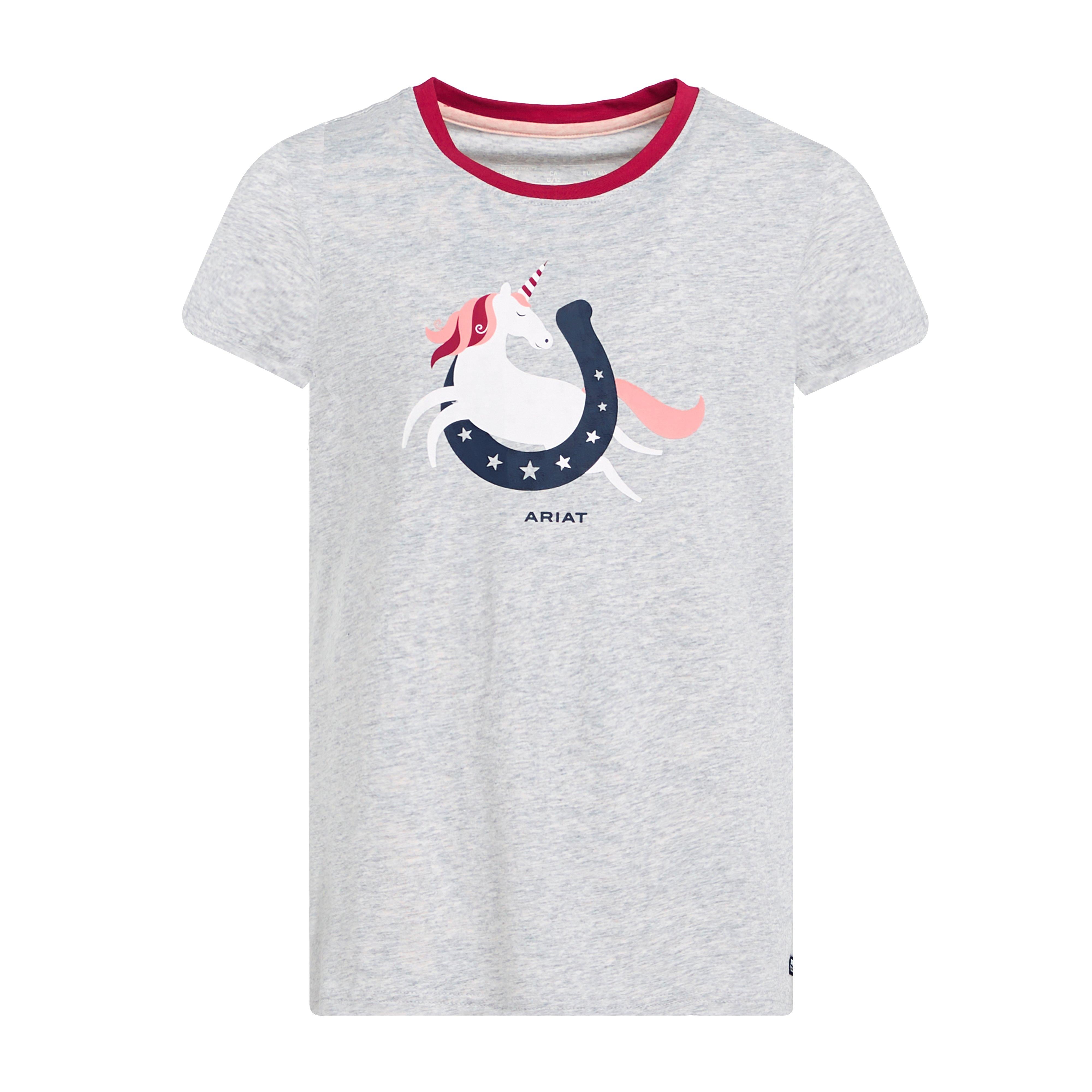 Childs Unicorn Moon Short Sleeved Top