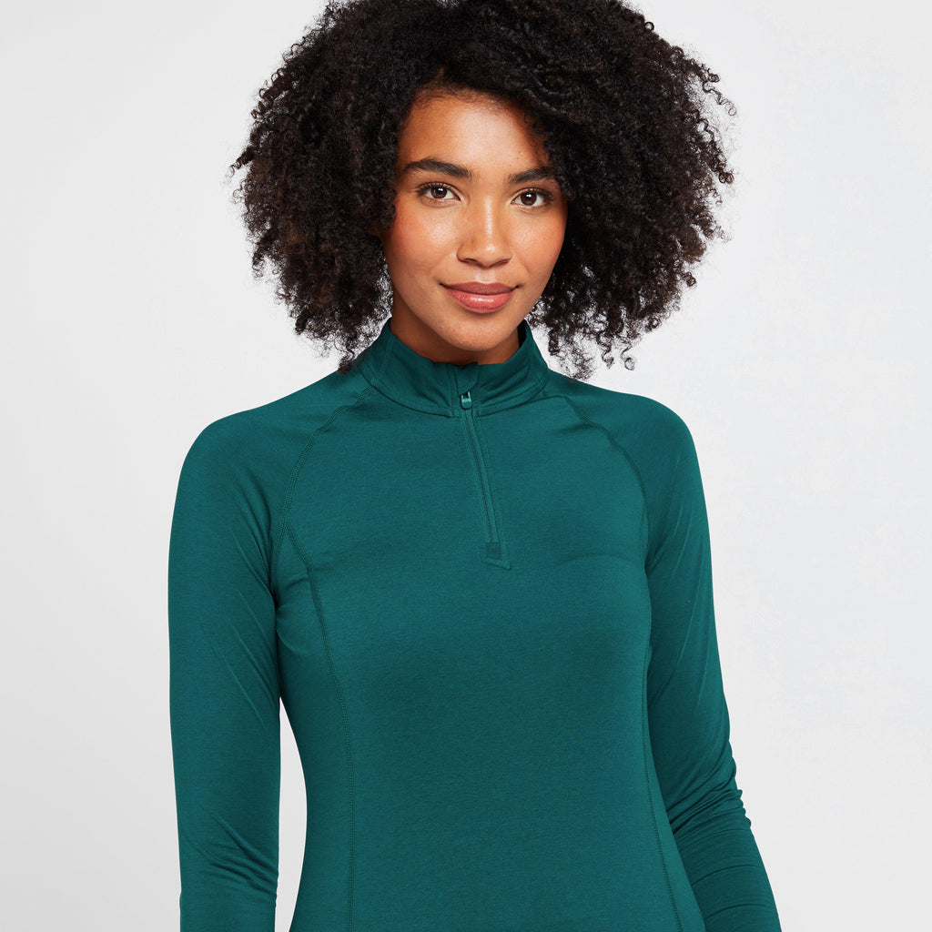 Women’s Dart Thermo Zip Neck T-Shirt