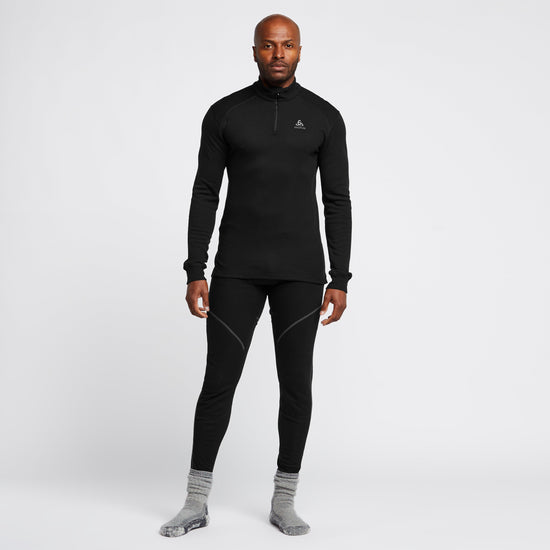 Men's Active Warm Long Sleeve Half Zip Baselayer Top