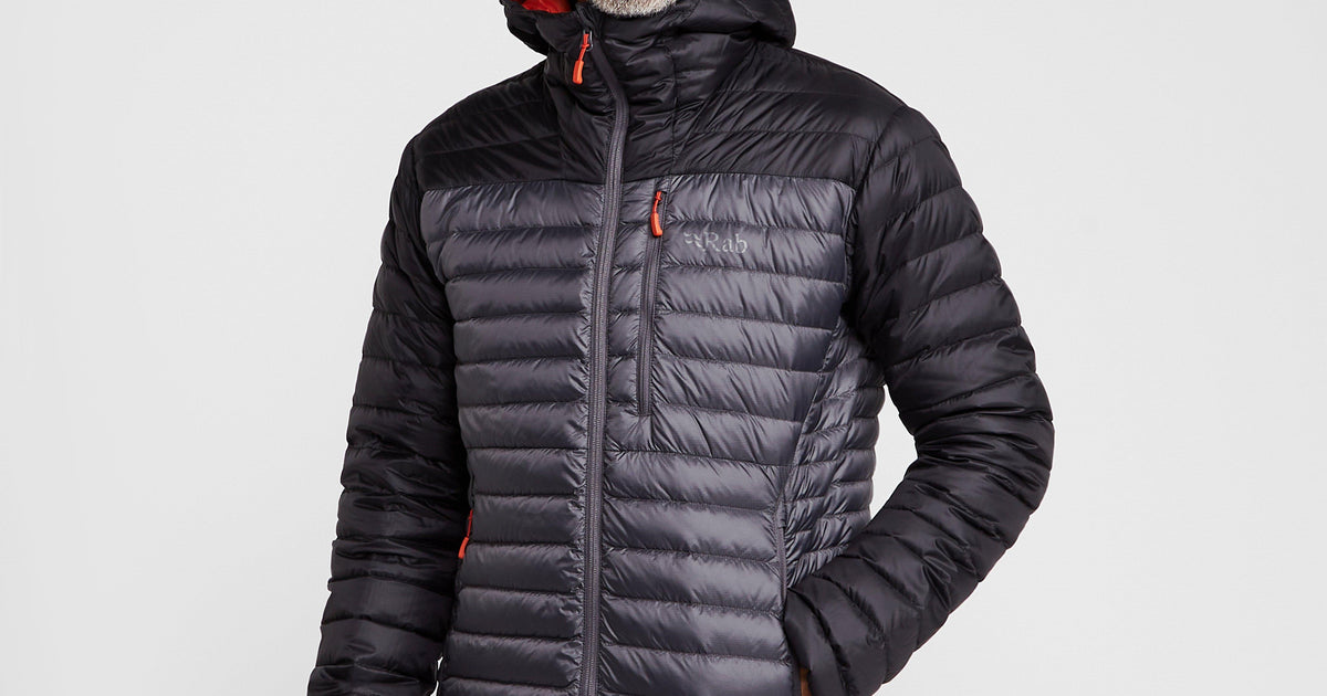 Grey Rab Men’s Microlight Alpine Down Jacket (Limited Edition) – Blacks