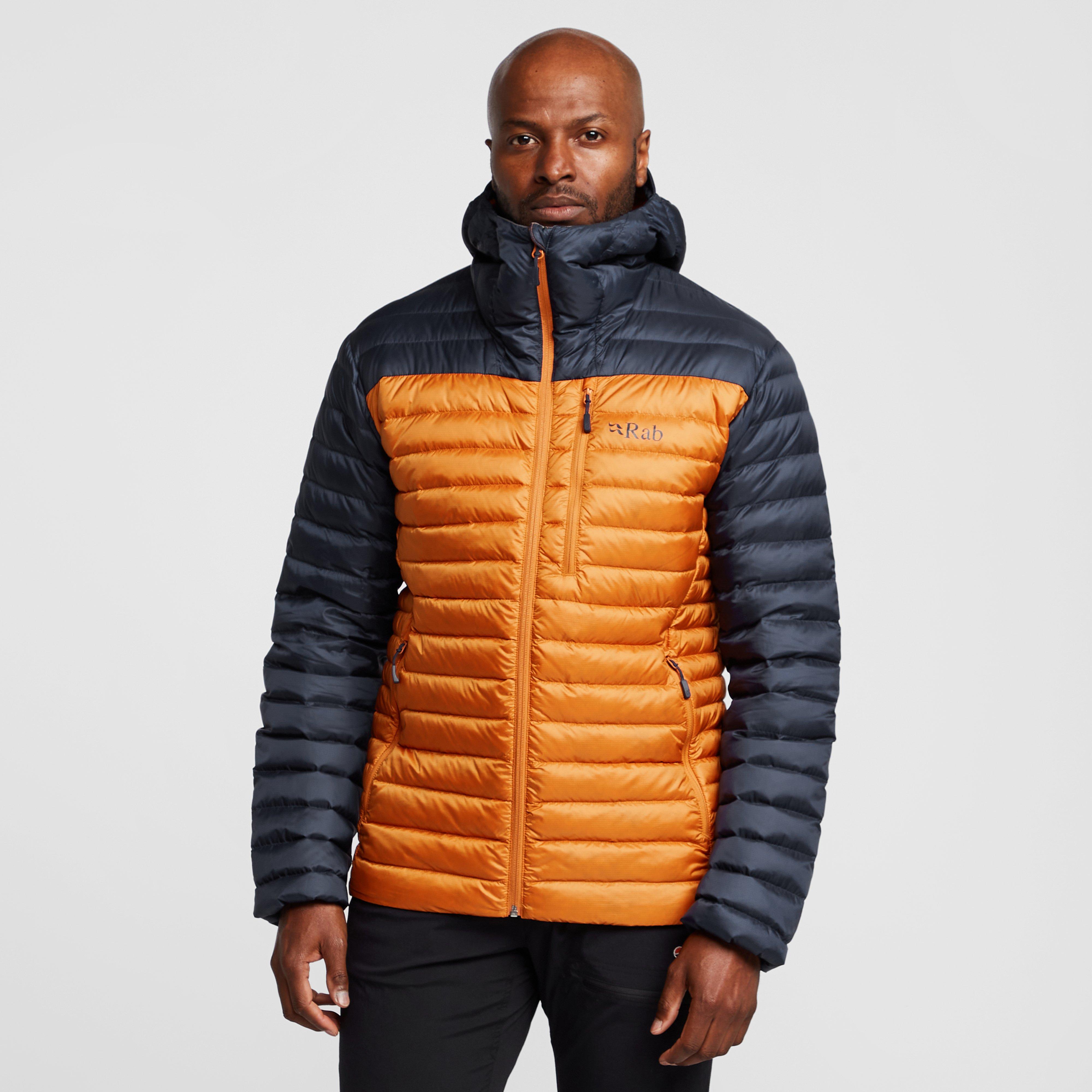 Orange Rab Men's Microlight Alpine Down Jacket (Limited Edition