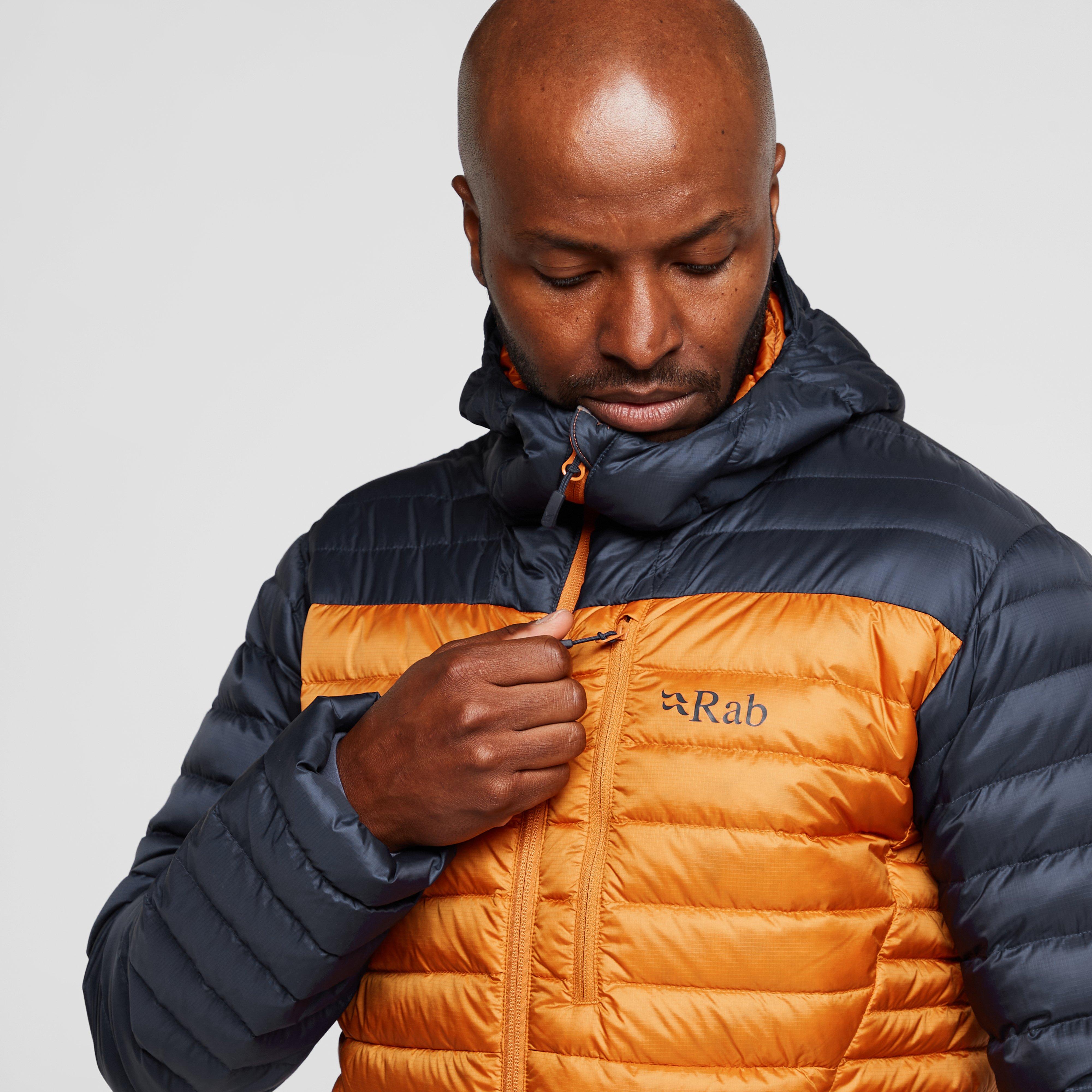 Orange Rab Men's Microlight Alpine Down Jacket (Limited Edition