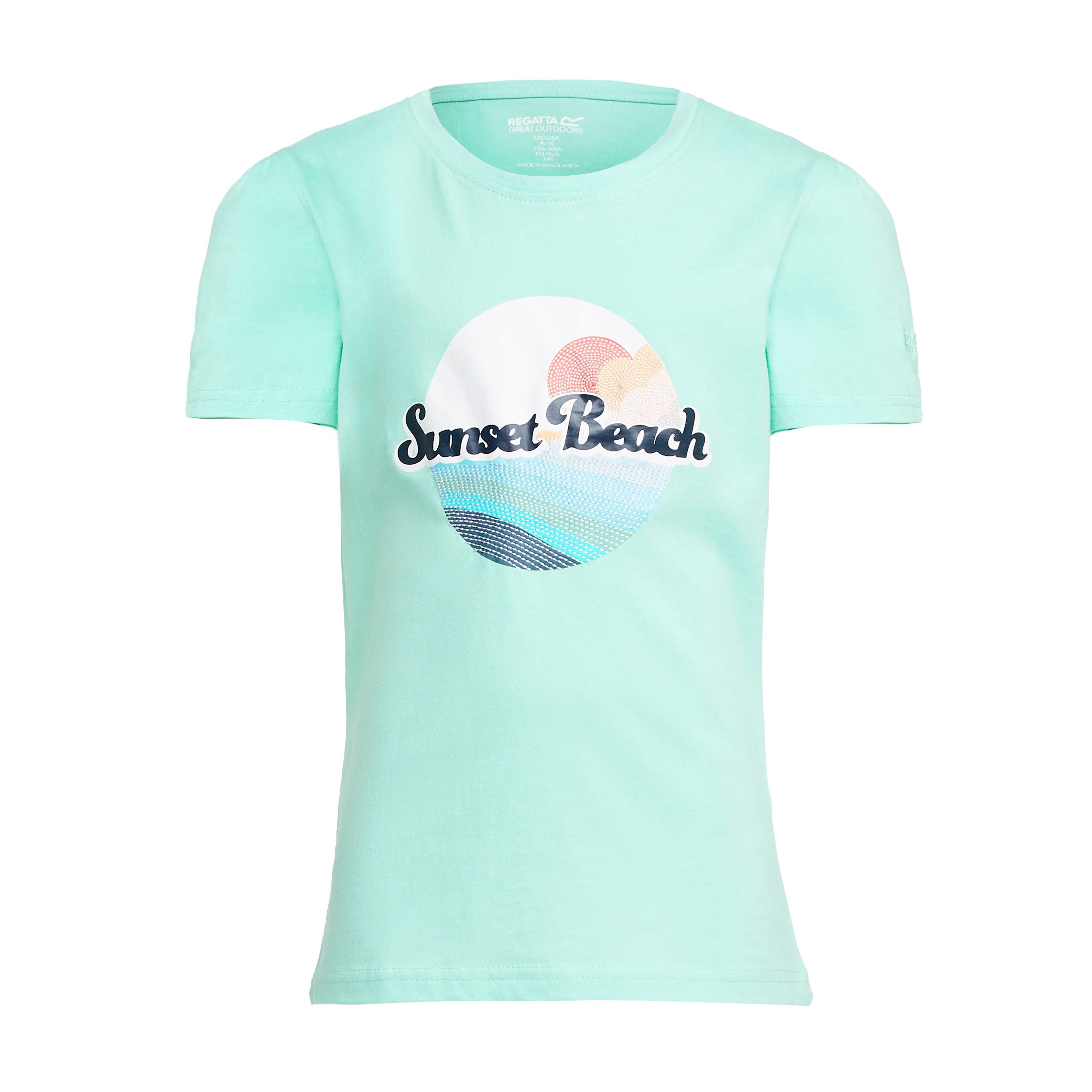 Kids' Bosley V T-Shirt Aruba Blue