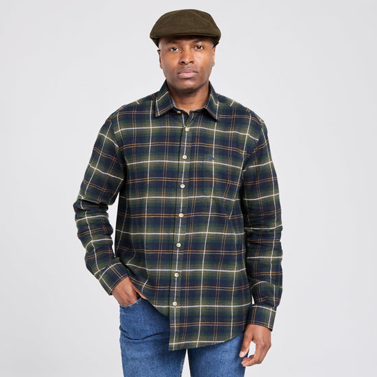 Mens Pitmedden Long Sleeve Flannel Shirt