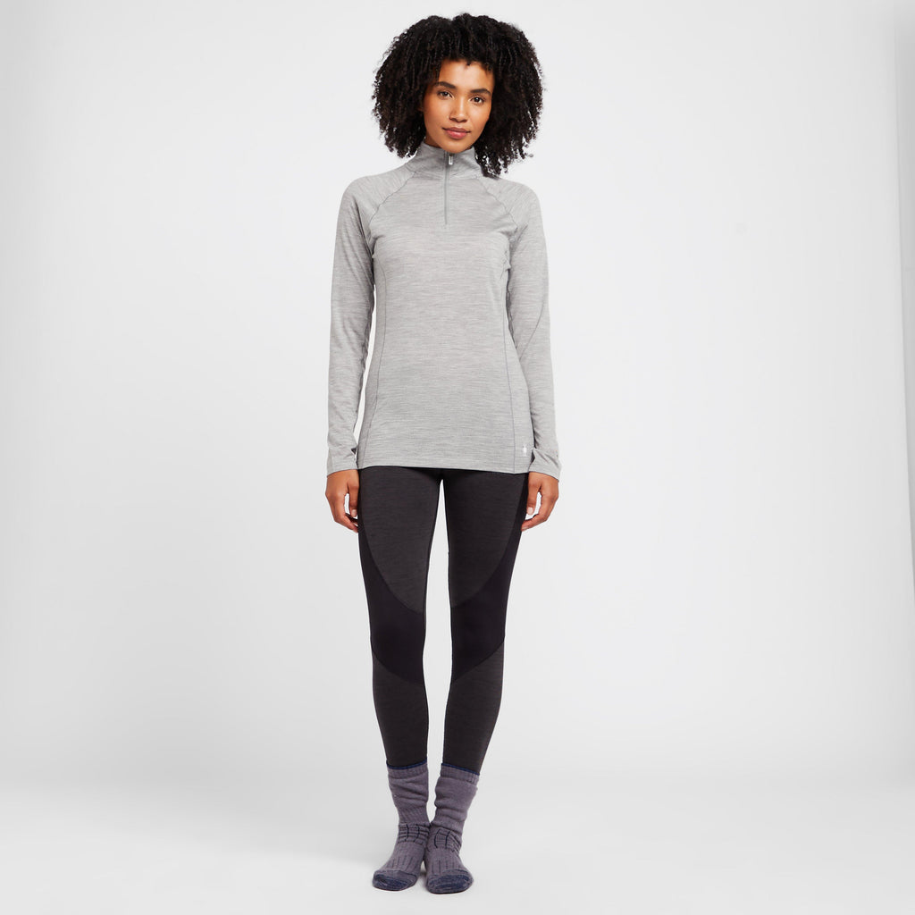 Women’s All Season Merino Long Sleeve 1/4 Zip Baselayer