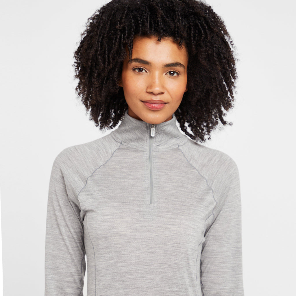 Women’s All Season Merino Long Sleeve 1/4 Zip Baselayer
