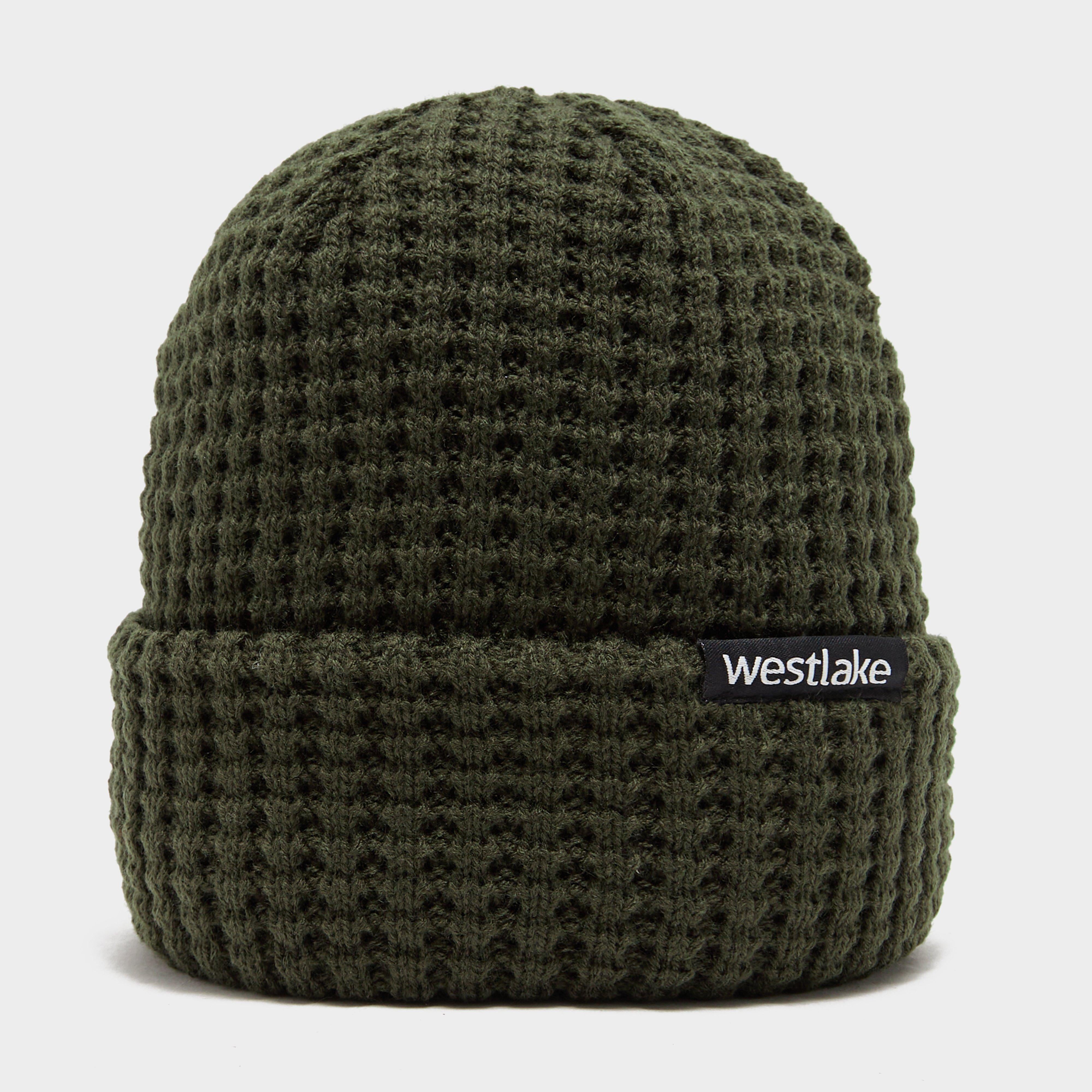 Khaki Waffle Beanie