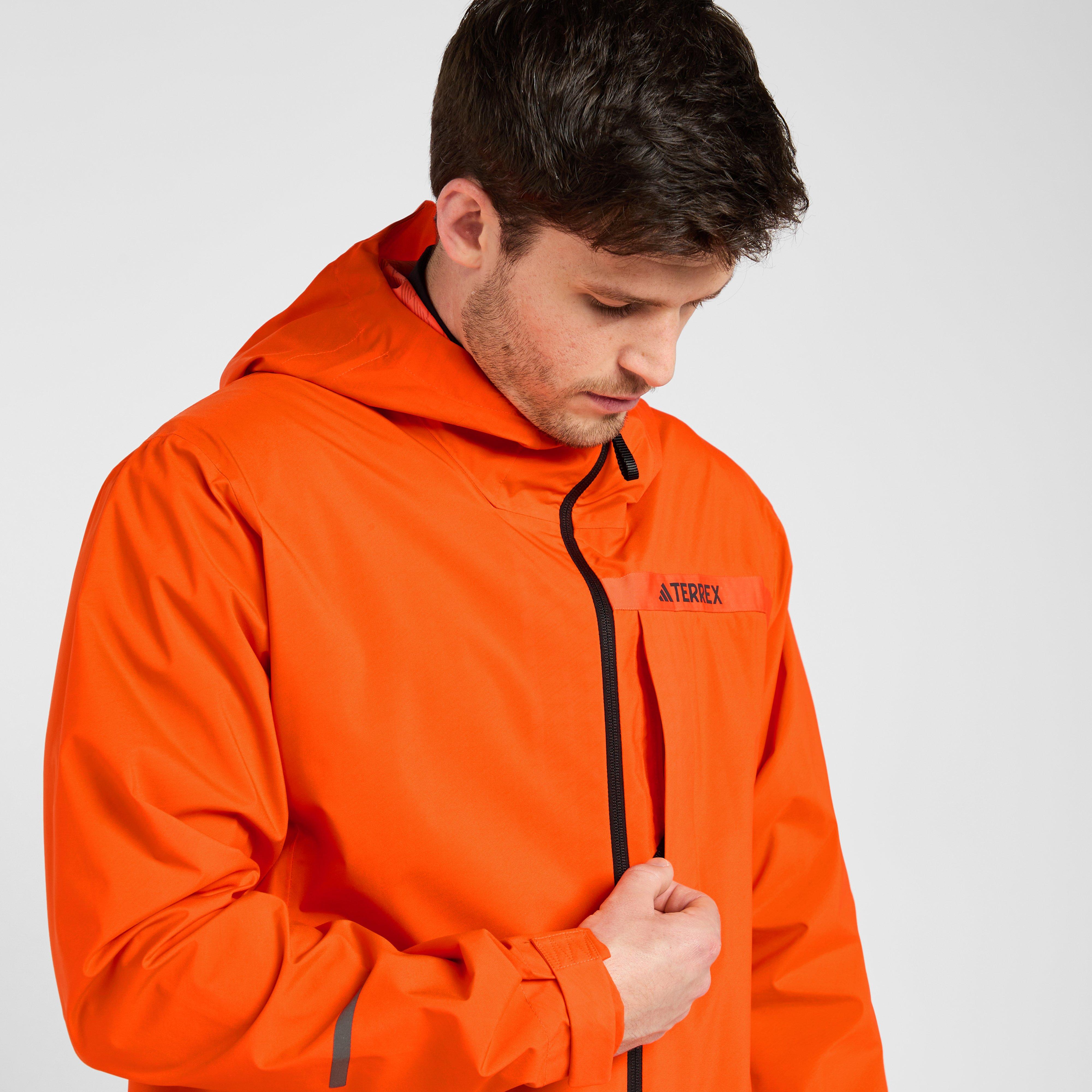 Orange adidas Terrex Men's Multi RAIN.RDY 2.5-Layer Waterproof