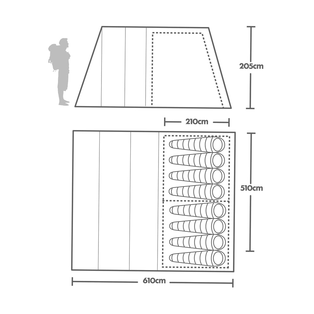 Vanguard Nightfall 8 Tent