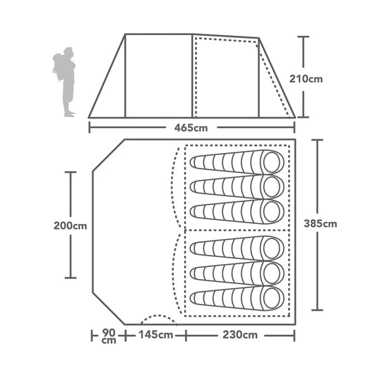 Rydal 600 Air Tent