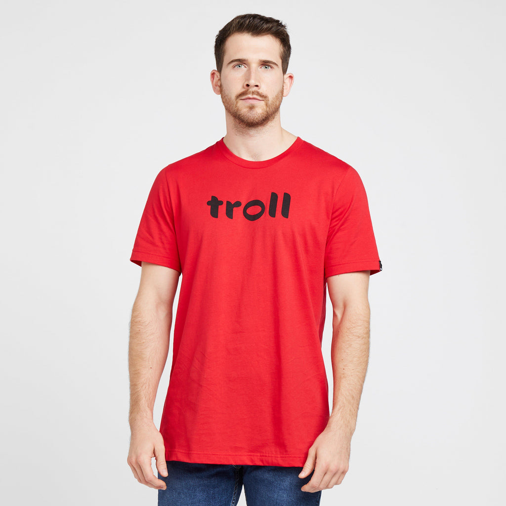 Men’s Front Logo Tee in Red
