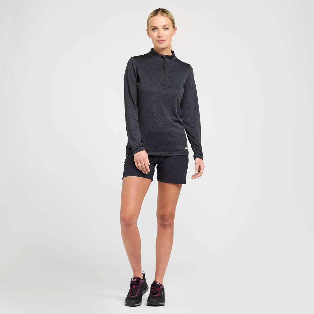 Women’s Long Sleeved Zipped Active T-Shirt