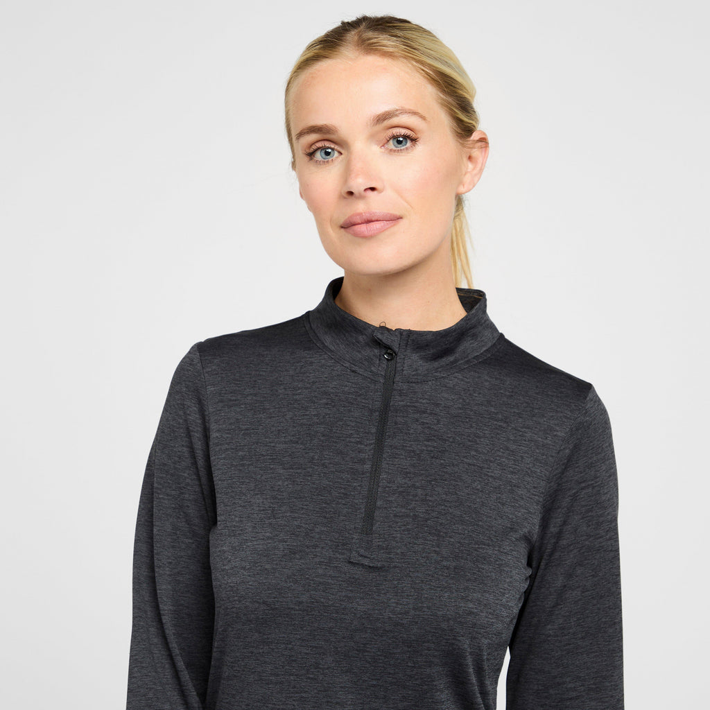 Women’s Long Sleeved Zipped Active T-Shirt