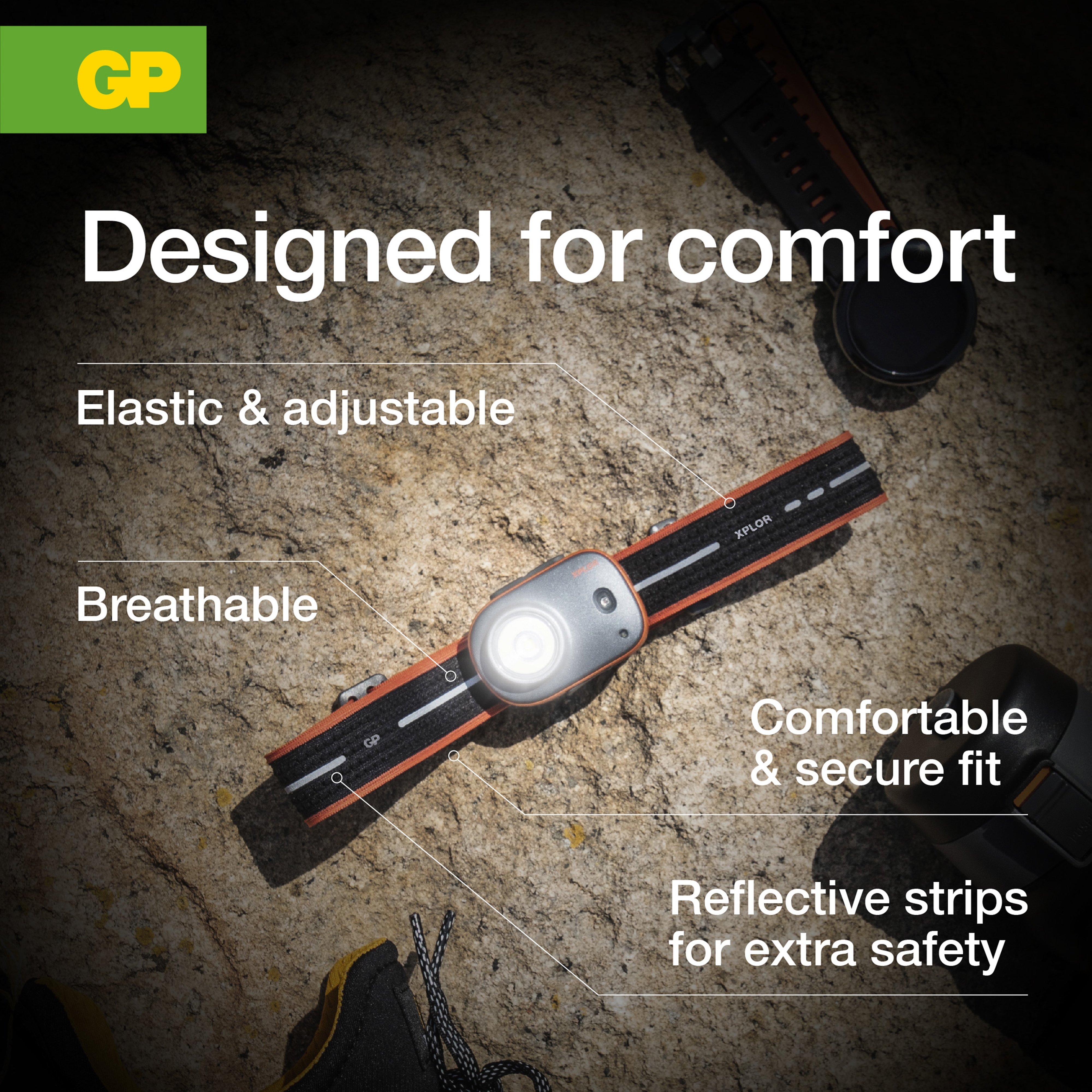 XPLOR PHR16 Ultra Compact & Lightweight Headlamp 300L Rechargeable