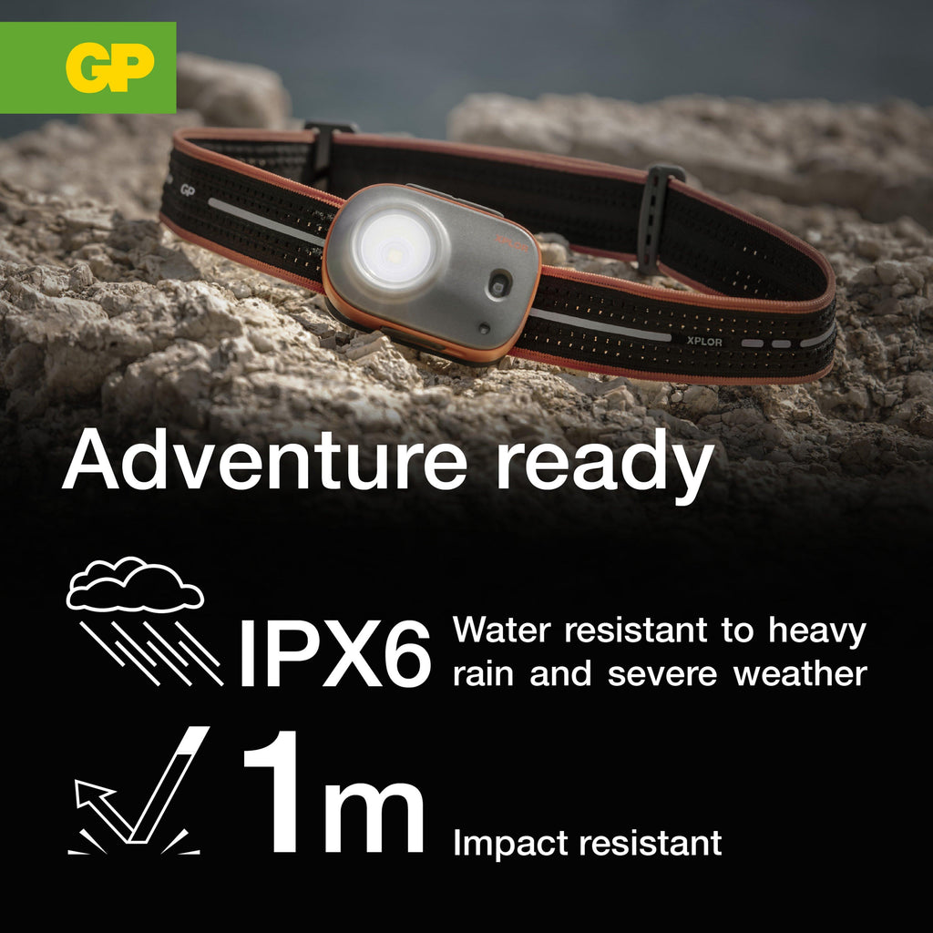 XPLOR PHR16 Ultra Compact & Lightweight Headlamp 300L Rechargeable
